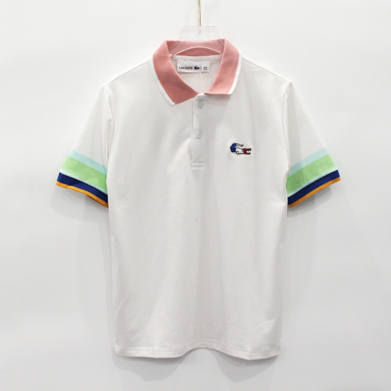 Áo polo L.A.C.O.S.T.E tay phối màu đẹp hàng VNXK