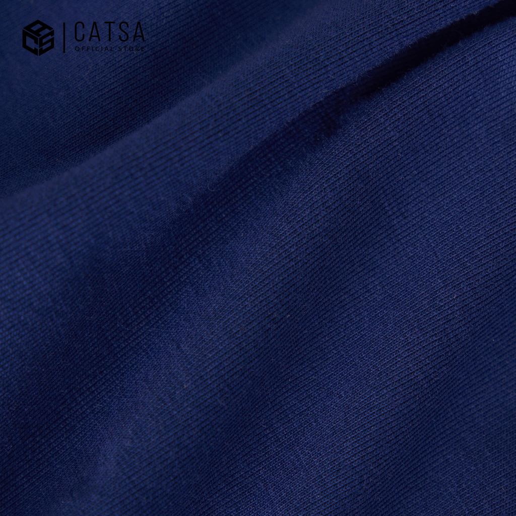 Quần BOXER nam CATSA màu xanh đen đai sọc vải thun cotton tự nhiên co giãn QBX027