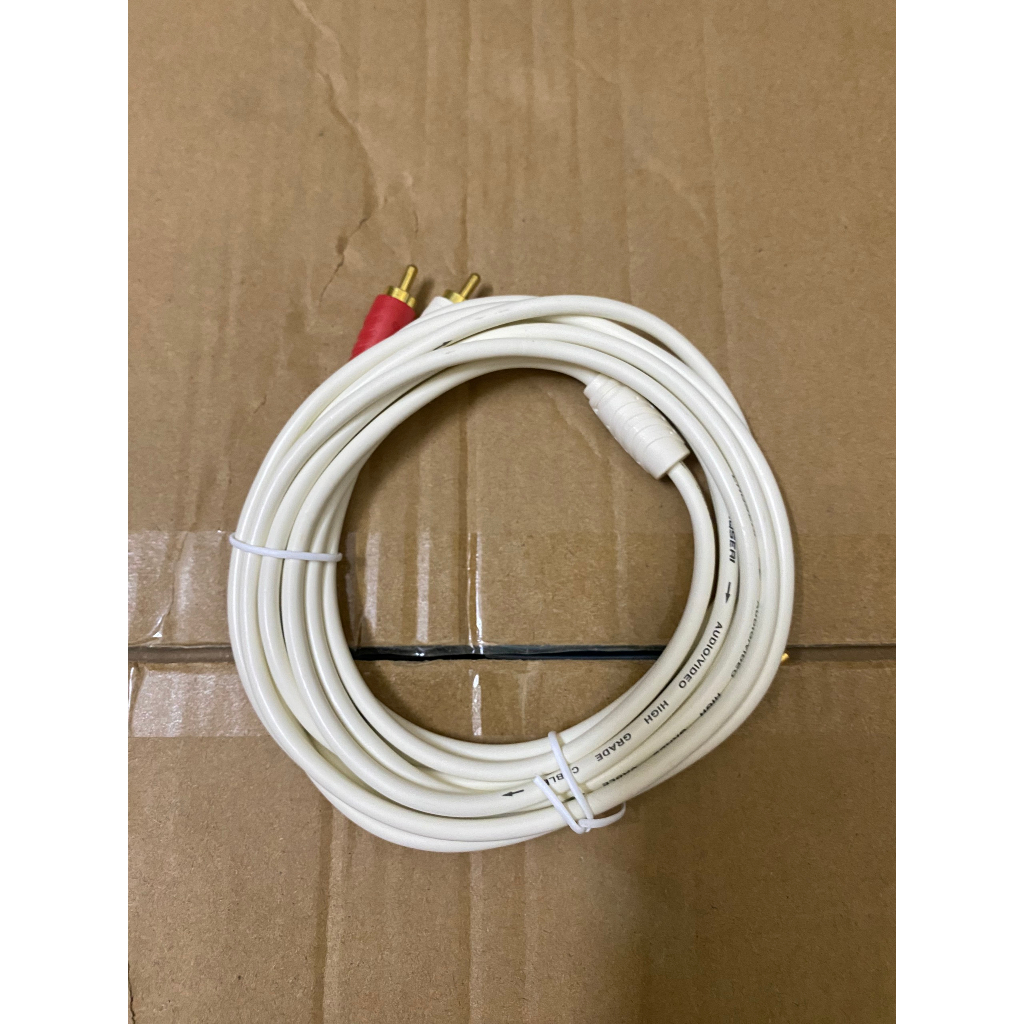 Dây Av 1 Ra 2 Choseal  RO5218 , Dây Loa 1 Đầu 3.5 Ra 2 Đầu Av Cao Cấp Dài 1.8M, 3M, 5M, 10M, Chống Sôi, Nhiễu