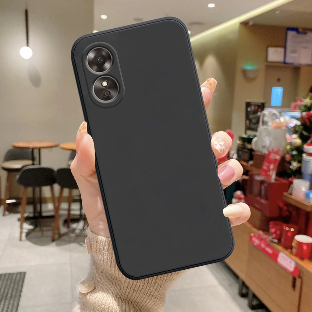 Ốp lưng Oppo A17, A17K, Reno 8T 5G silicon mềm viền vuông bảo vệ máy