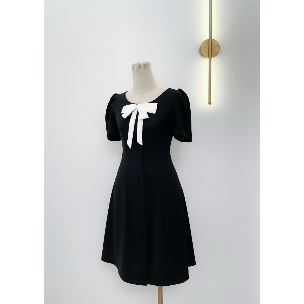Váy Cannes MyAnn dress dáng xoè, thiết kế công sở thanh lịch, chất vải crep cao cấp