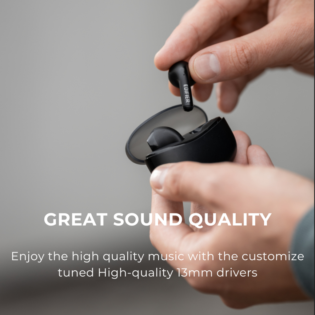 Tai nghe Bluetooth EDIFIER X2S Pin 26 giờ Chống nước IP54 | Chống ồn chơi game | Bảo Hành 12 Tháng