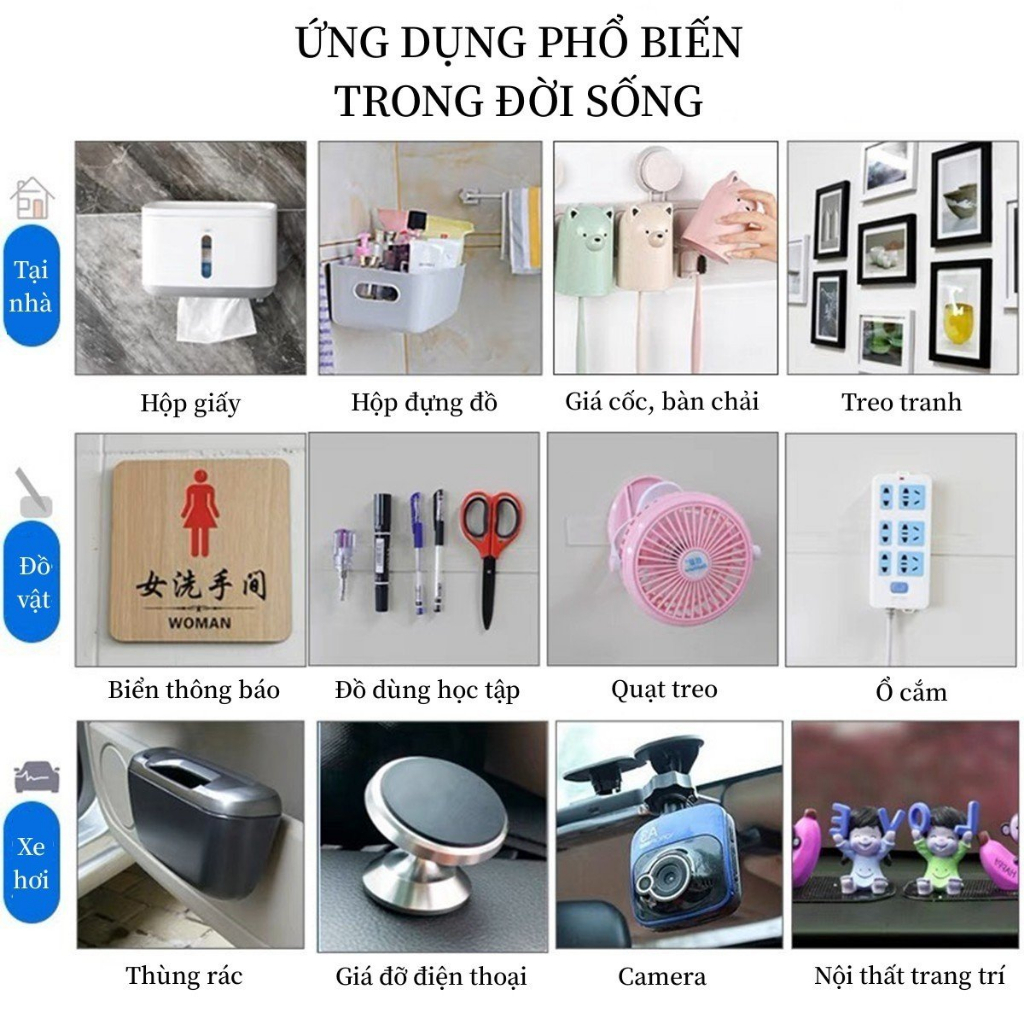 Băng dính đỏ dán móng mẫu nail - Băng dính 2 mặt - Dính siêu chắc siêu bền - Băng dính tạo fan mi