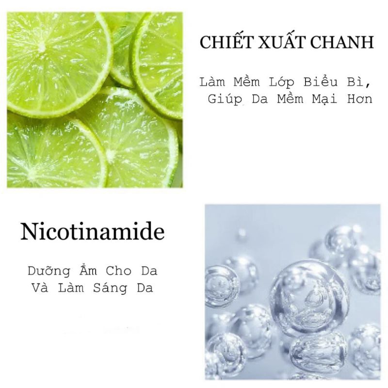 🍋 Tẩy Da Chết Dành Cho Da Mặt Chiết Xuất Từ Trái Chanh, Tẩy Sạch Sâu Lớp Tế Bào Chết Giúp Sáng Da, Ngừa Mụn, Se Khít LCL