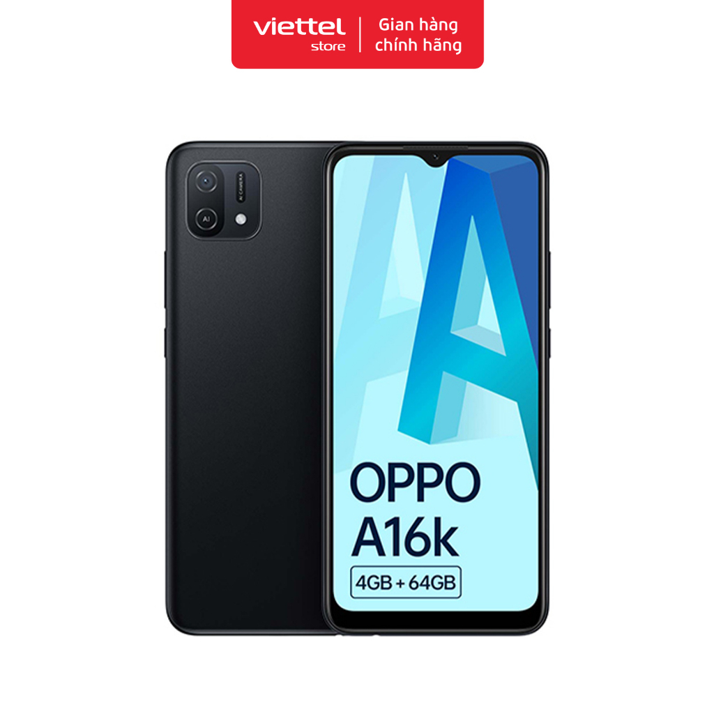 Điện thoại OPPO A16K 4/64GB Chính hãng