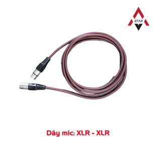 Dây Mic Thu Âm Canon 2 Đầu XLR-XLR Kết Nối Mic với Nguồn 48V, Truyền Tín Hiệu Ổn Định, Chắc Chắn, Bảo Hành 6 Tháng