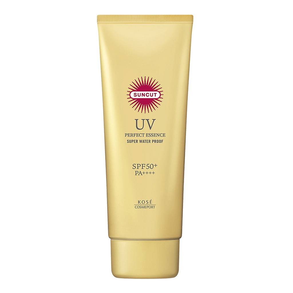 Kem chống nắng dạng tinh chất Kosé Suncut Perfect Esscence Super Waterproof SPF 50+/PA++++ chống nước tốt 60g và 110g