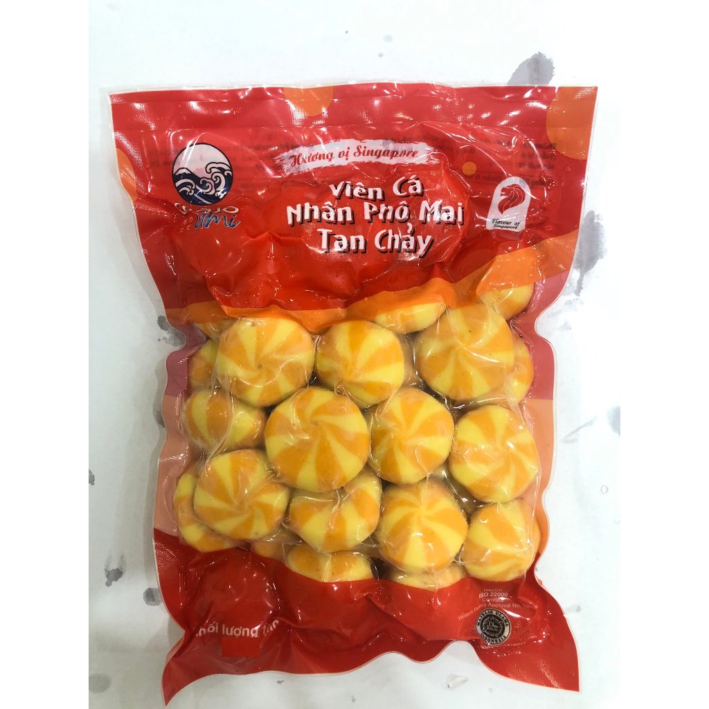 VIÊN CÁ NHÂN PHÔ MAI TAN CHẢY 454g