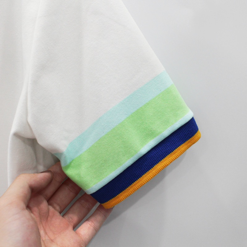 Áo polo L.A.C.O.S.T.E tay phối màu đẹp hàng VNXK