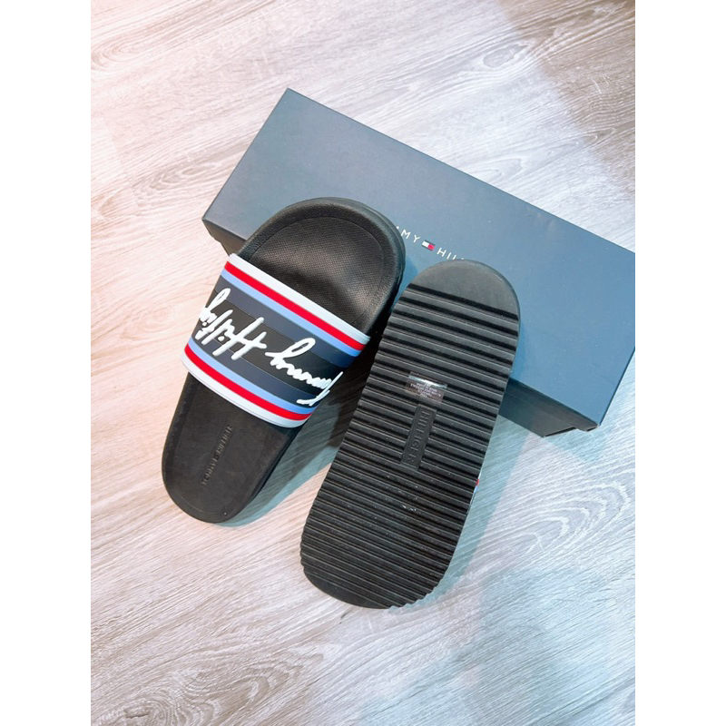 Authentic - Dép Nam Tom/my Hilf/iger Cực Chất, Siêu Đẹp Bền Size 42