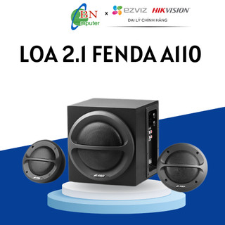 Loa máy tính để bàn Fenda A110 2.1 màu đen, âm thanh sống động