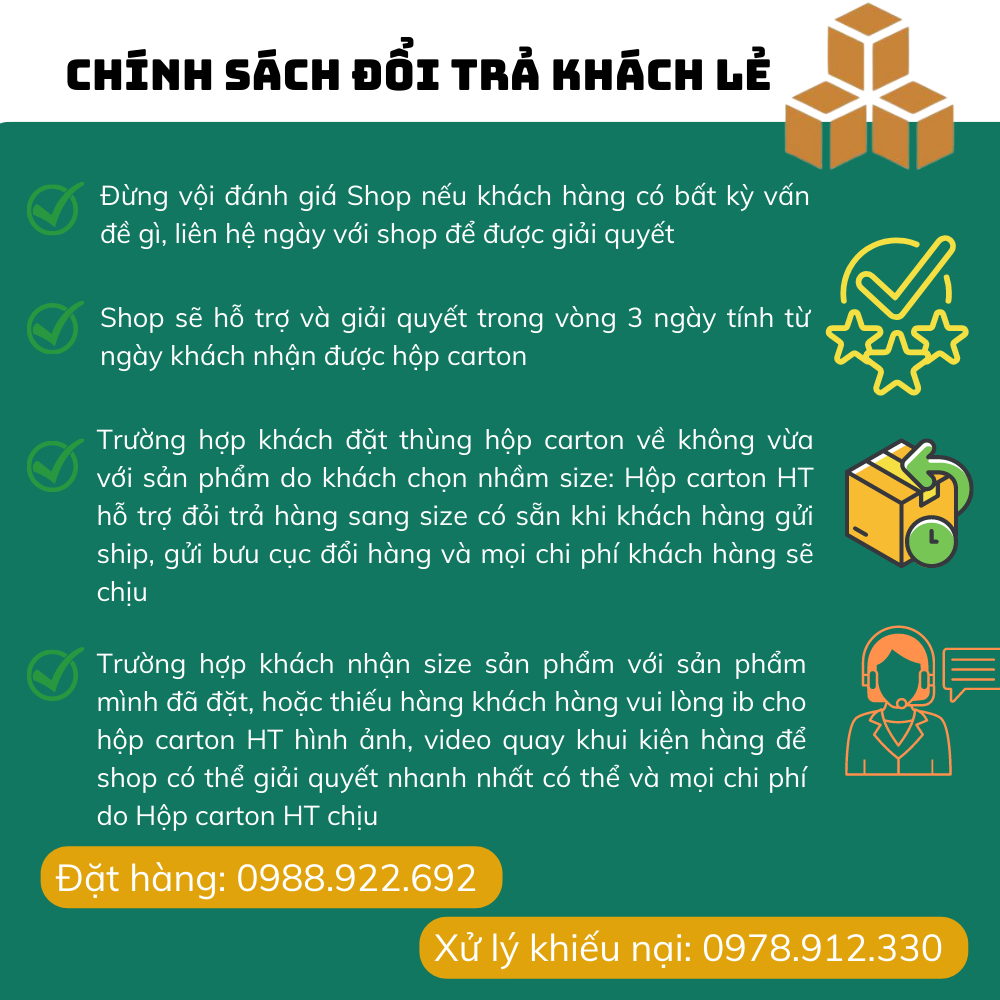 Combo 100 Thùng Carton Đóng Hàng 16x6x6 Thùng Giấy Nhỏ Gói Quà, Đựng Phụ Kiện 3 Lớp Dày Dặn - Hộp Carton HT