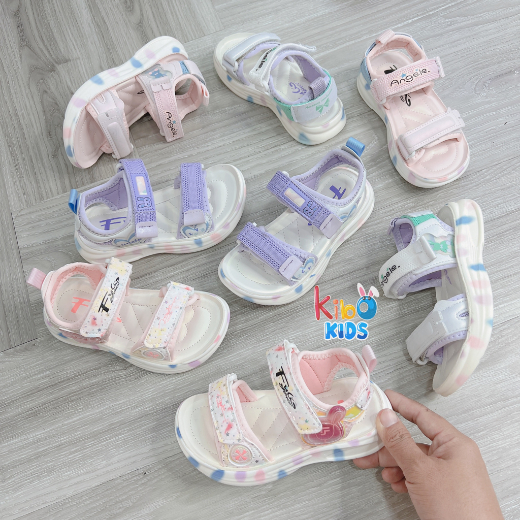 Sandal bé gái - Sandal elsa  Quảng Châu mã mới dễ thương cho bé SA23123