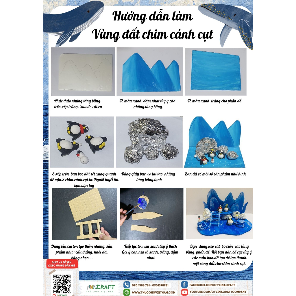 Mô hình 3D vùng đất chim cánh cụt