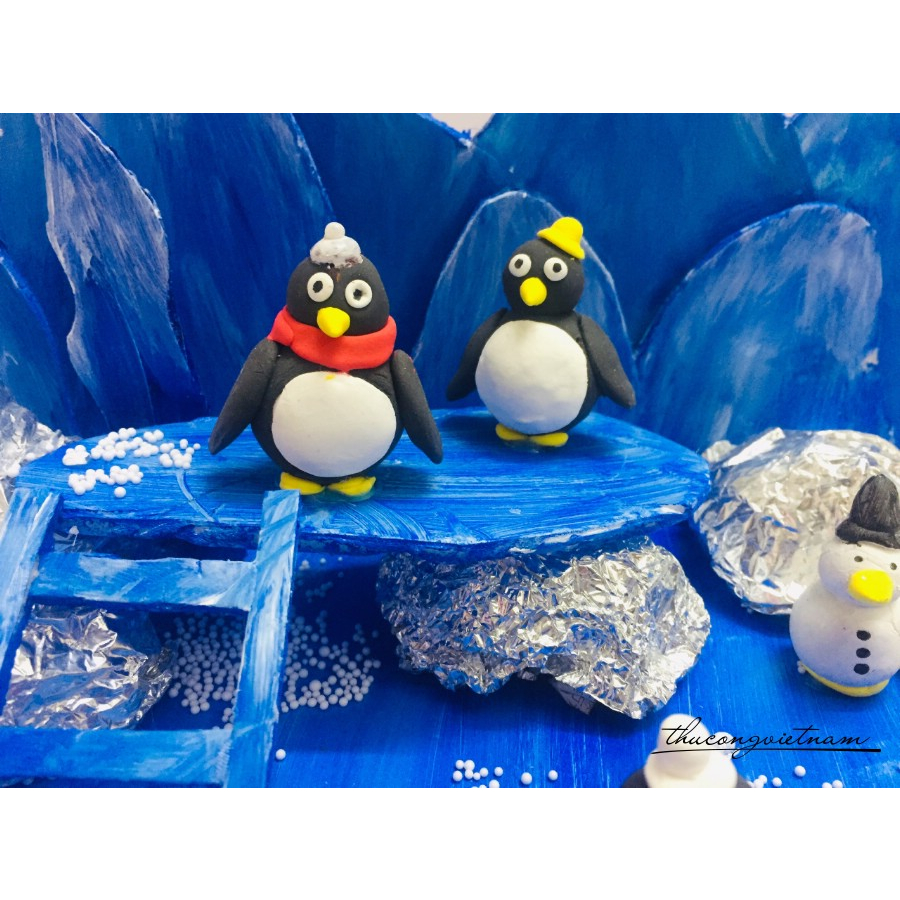 Mô hình 3D vùng đất chim cánh cụt