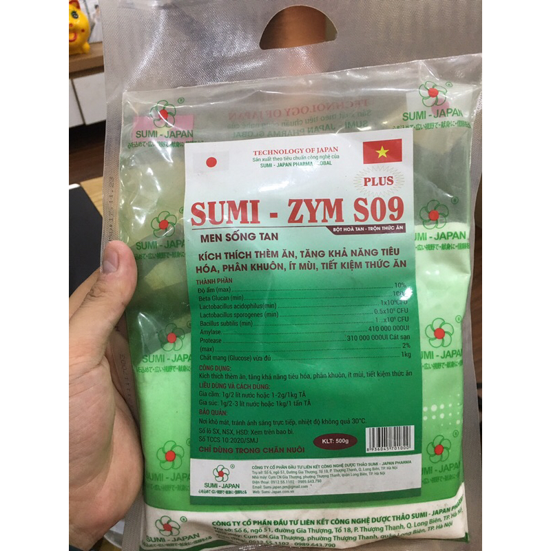 Men tiêu hoá giá sức gia cầm cực rẻ gói 500g kích thích tiêu hoá