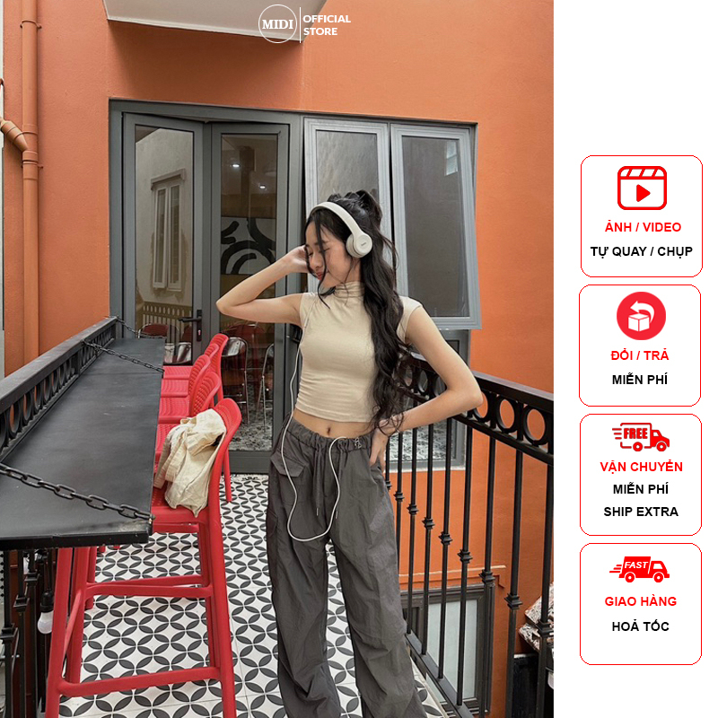 Áo Pull dây cut lưng (3274) - MIDISTORE