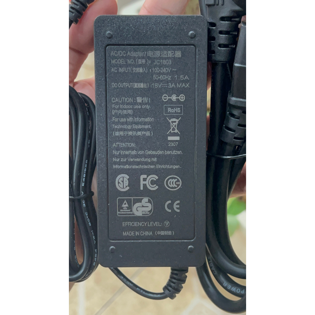 sạc loa 18v 3a loại tốt (đã kèm dây nguồn 220v)