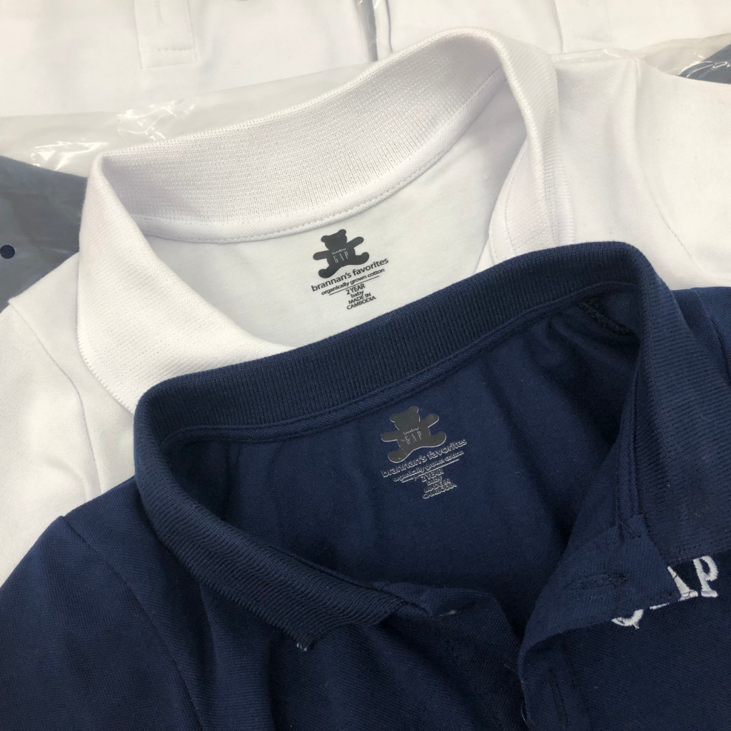 Áo polo thêu Gap cho bé trai xịn sò siêu đẹp