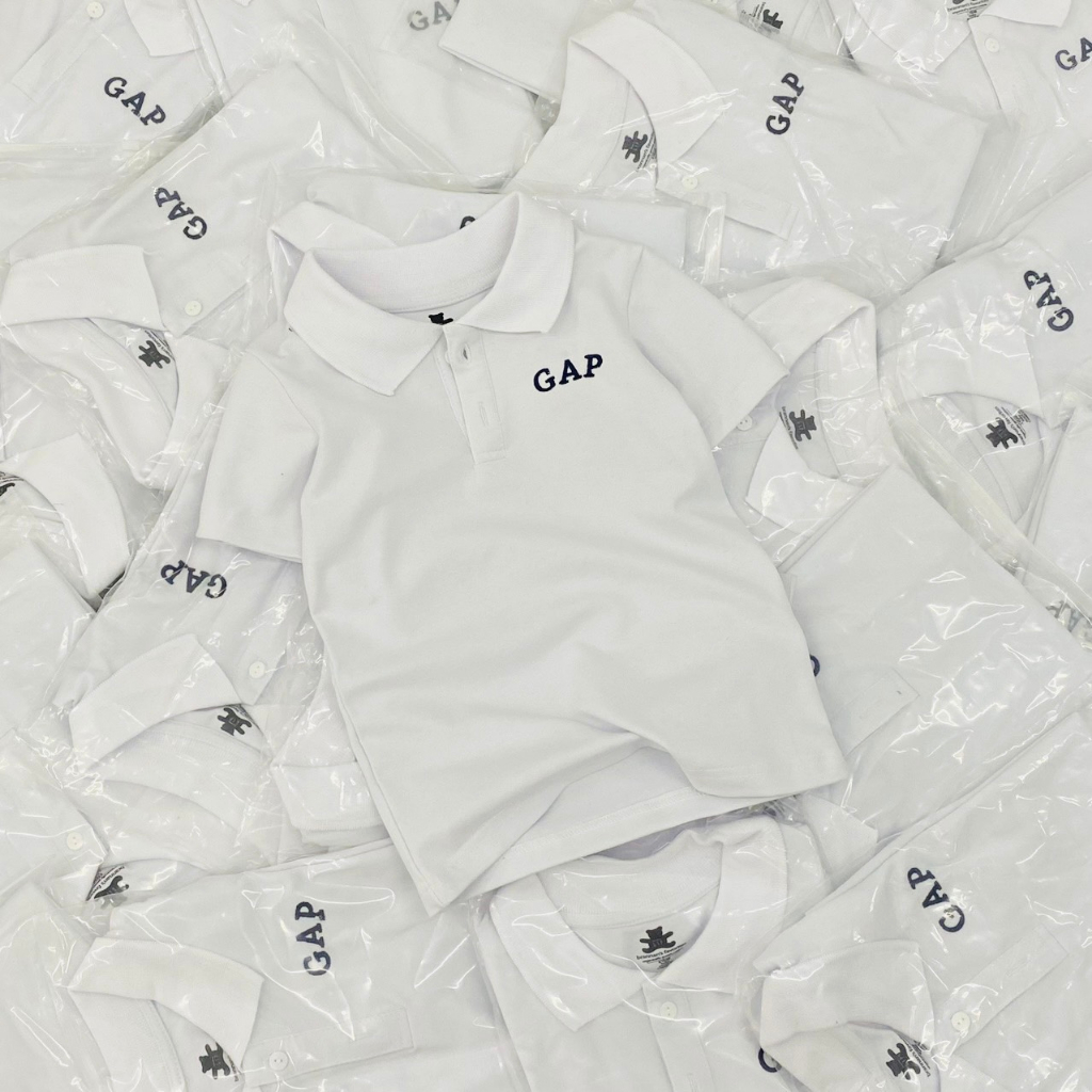 Áo polo thêu Gap cho bé trai xịn sò siêu đẹp
