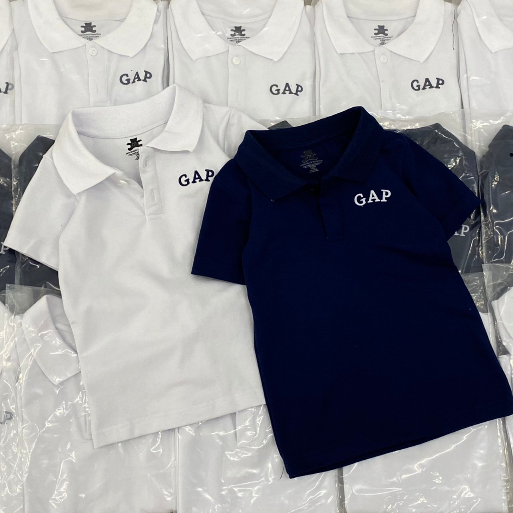 Áo polo thêu Gap cho bé trai xịn sò siêu đẹp