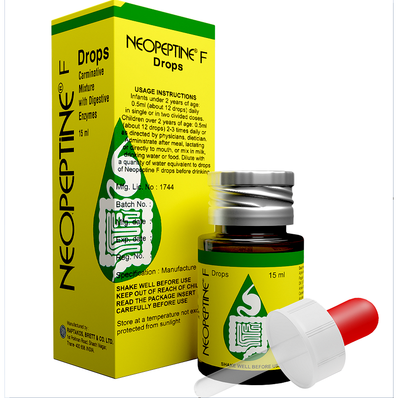 Dung dịch Neopeptine F Drops hỗ trợ tăng cường tiêu hóa (15ml)