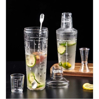 Bình lắc nhựa standard cao cấp 500ml - 700ml