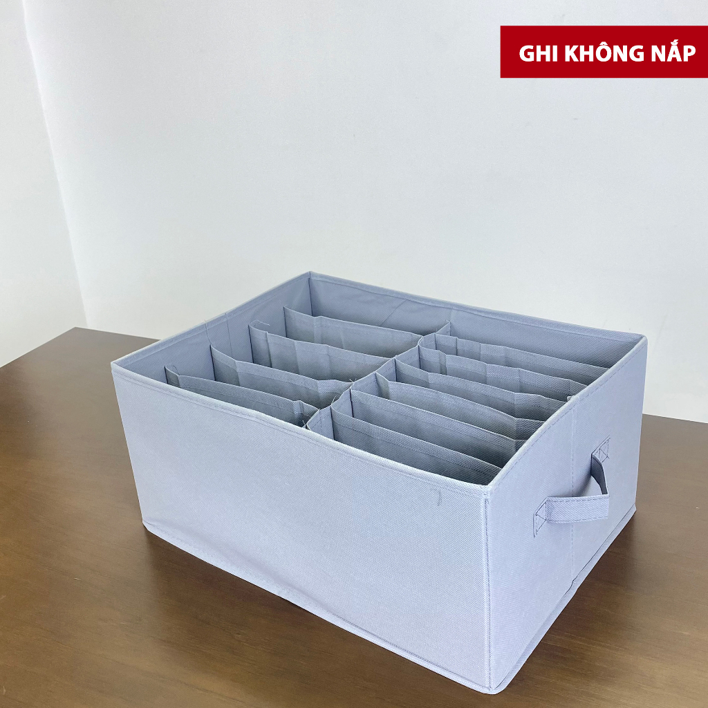 Hộp Đựng Quần Áo Chia 13 Ngăn BELLEVIE Hộp Đựng Đồ Đa Năng Chia Ngăn Phân Loại Quần Áo Tiện Lợi