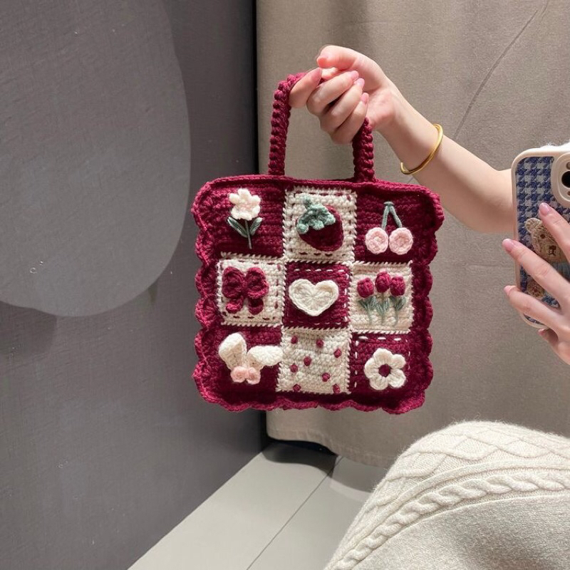 Túi len handmade nhiều mẫu