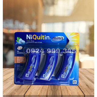 Kẹo ngậm cai thuốc lá Nicotine 4mg hộp 60 Hàng Mỹ