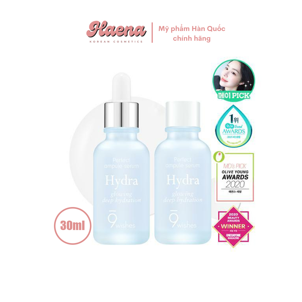 Tinh chất dưỡng ẩm 9 Wishes Hydra Skin Ampule Serum