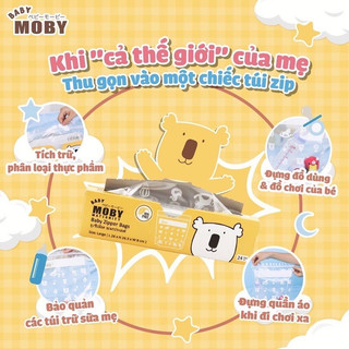 Túi zip đa năng Baby Moby (24 túi/hộp)