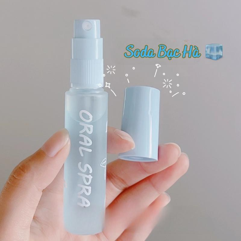 Xịt Thơm Miệng Hàn Quốc USUHAN Chính Hãng Sịt Thơm Miệng Hương Đào Và Bạc Hà Giúp Hơi Thở Thơm Mát Sảng Khoái