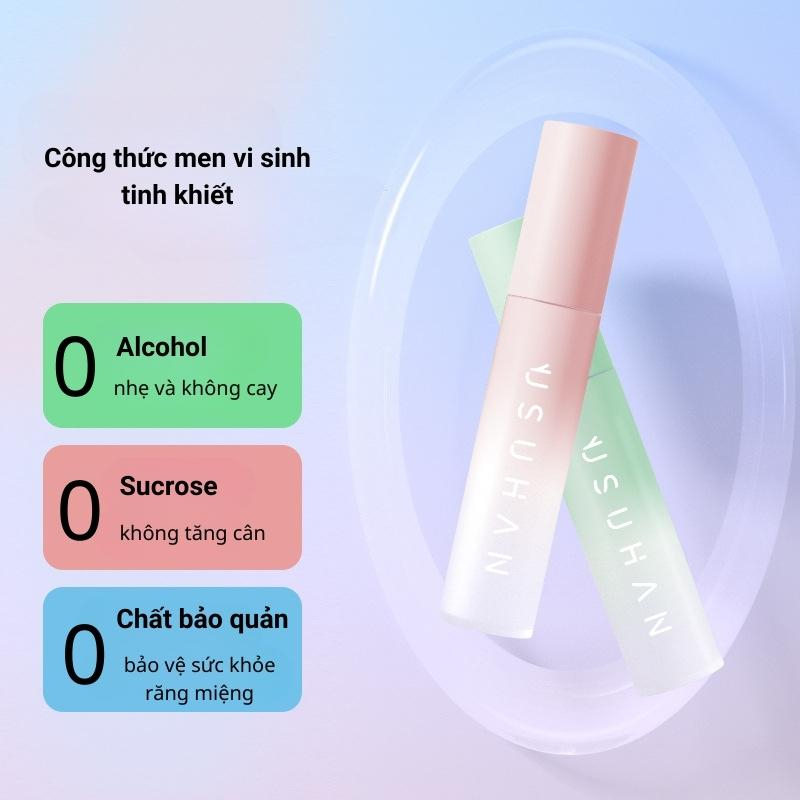Xịt Thơm Miệng Hàn Quốc USUHAN Chính Hãng Sịt Thơm Miệng Hương Đào Và Bạc Hà Giúp Hơi Thở Thơm Mát Sảng Khoái
