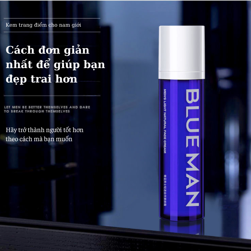 Kem Nền Trang Điểm Nam Light Makeup Kem Nền Che Khuyết Điểm Cho Nam Giới Làm Trắng Che Mụn Che Thâm Che Sẹo