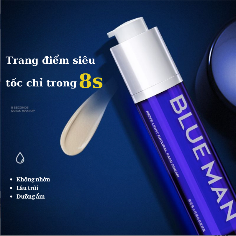 Kem Nền Trang Điểm Nam Light Makeup Kem Nền Che Khuyết Điểm Cho Nam Giới Làm Trắng Che Mụn Che Thâm Che Sẹo