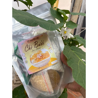 Set chè bưởi An Giang đầy đủ nguyên liệu.