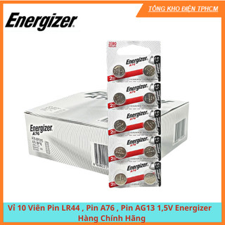 Vỉ 10 viên pin lr44 1,5v energizer - hàng chính hãng