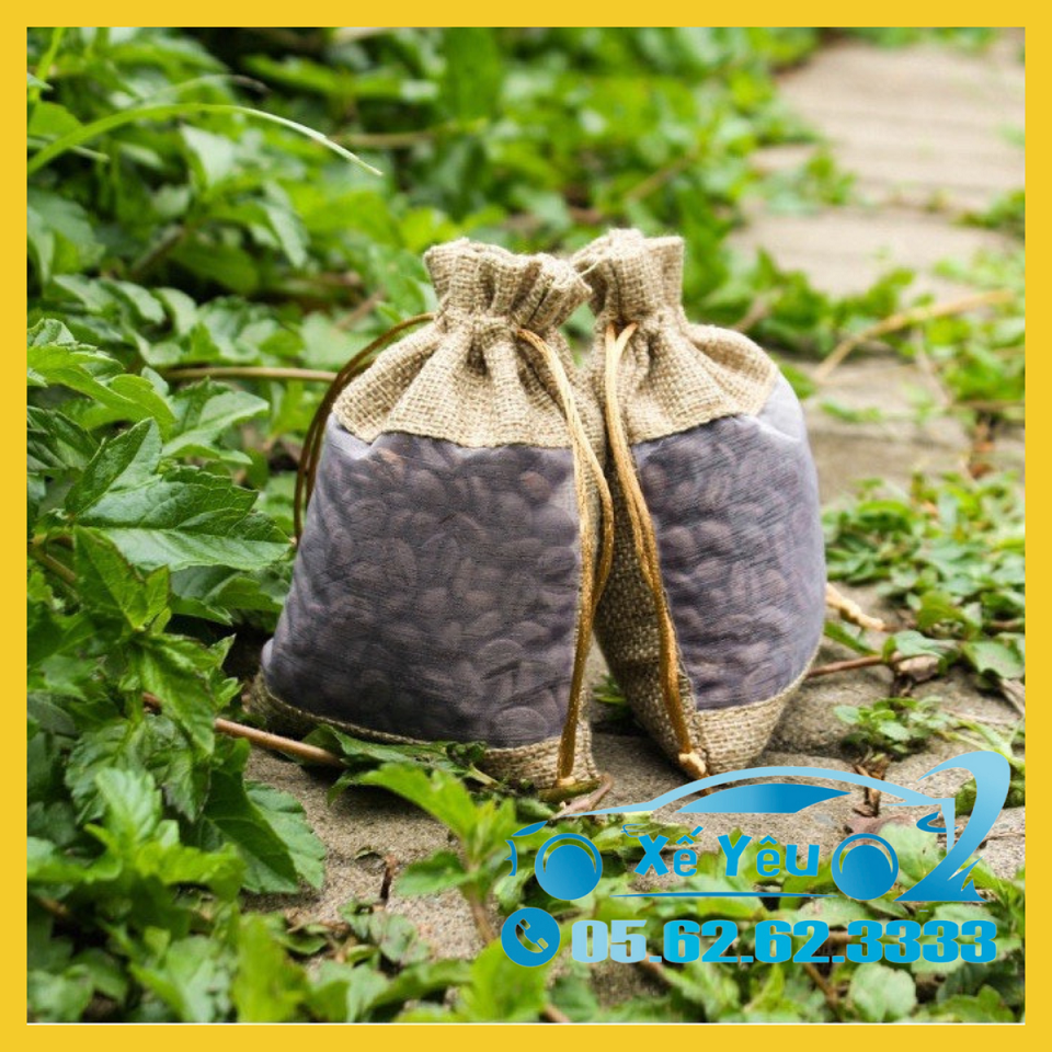 Hàng Tặng - Túi Thơm cà phê nguyên chất khử mùi hôi, 100% cà phê không hóa chất! Khử mùi tự nhiên trong ô tô, phòng kín!