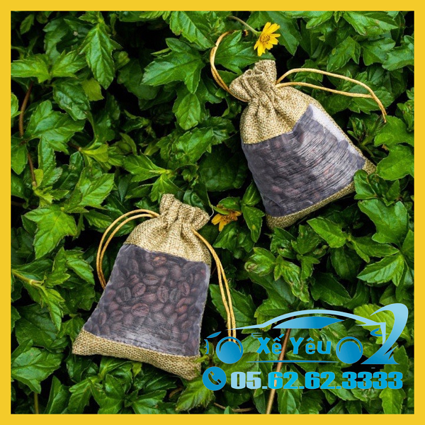 Hàng Tặng - Túi Thơm cà phê nguyên chất khử mùi hôi, 100% cà phê không hóa chất! Khử mùi tự nhiên trong ô tô, phòng kín!