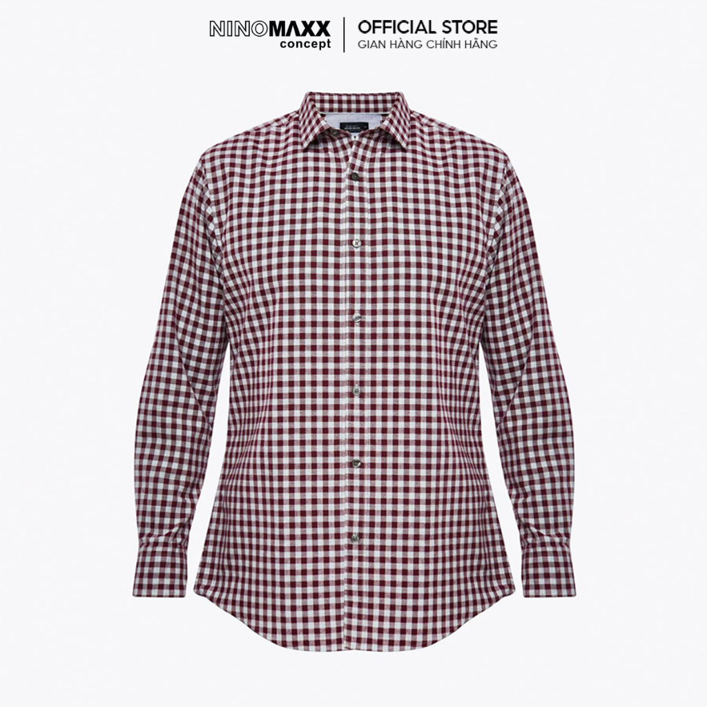 N&M Áo sơ mi Nam caro form slim fit 1909119