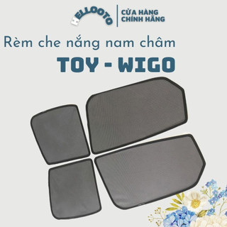 Rèm che nắng nam châm xe WIGO 2023 2024 , 2018- 2021 - Bộ 4 tấm chắn nắng chuẩn form xe, nam châm hút mạnh