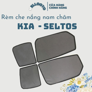 Rèm Che Nắng Nam Châm Xe Kia Seltos 2020 2021 2022 2023 2024 - Bộ 4 tấm chắn nắng chuẩn form xe, nam châm hút mạnh