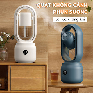 Quạt không cánh phun sương tích điện 1-3h - k1578