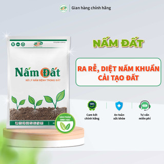 Chế phẩm sinh học NẤM ĐẤT xử lý nấm bệnh trong đất, tiêu diệt nấm tồn dư, hạn chế chết cây con - thối rễ gốc - CNX 500g