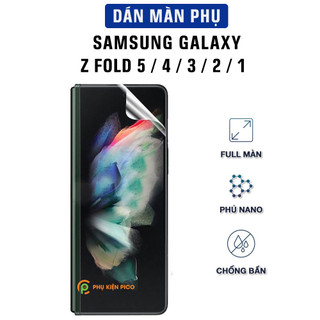 Dán màn hình ngoài Samsung Fold 5 / Z Fold 4 full màn dẻo trong suốt PPF cao cấp - Dán màn hình Samsung Galaxy Z Fold 3