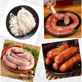 Bó 100m ruột heo muối làm lạp xưởng, xúc xích, dồi - đều đẹp, đảm bảo VSATTP - SỈ GIÁ TỐT