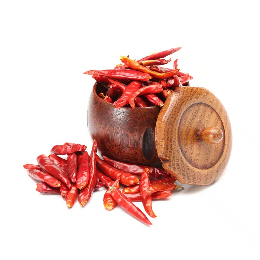 Ớt khô nguyên trái siêu cay, đỏ tươi  dùng nấu lẩu, làm gia vị, trộn khô gà