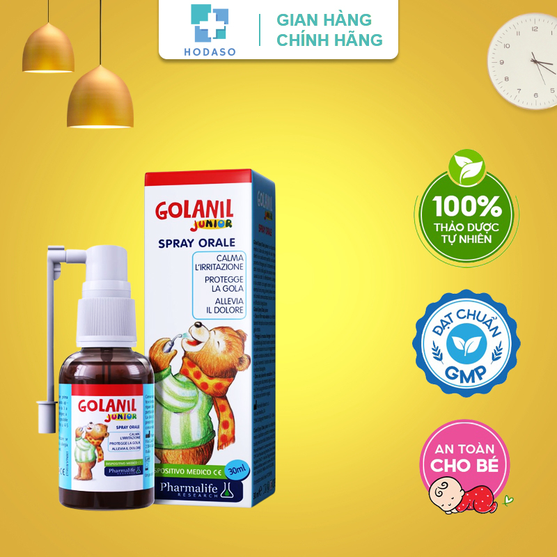 Golanil Junior Fitobimbi - An toàn, hiệu quả và đáng tin cậy, sản phẩm tốt nhất cho sức khỏe của con bạn Hodaso