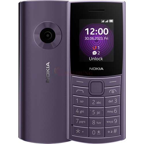 Điện thoại Nokia 110 4G Pro - Hàng chính hãng - Màn hình IPS LCD 1.77'', hổ trợ 4G, Pin 1450 mAh